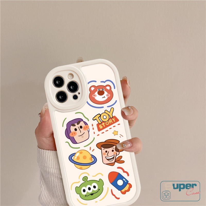 Kartun Toy Story Soft Phone Case OPPO A17 A15 A95 A74 A57 2022 A17K A96 A12 A16K A76 A55 A16E A5S A3S A15s A94 A16 A1K A53 A9 A5 2020 A54 A7 Reno 8 7 7Z 5F 5 6 4F A31 A92 A33 A36