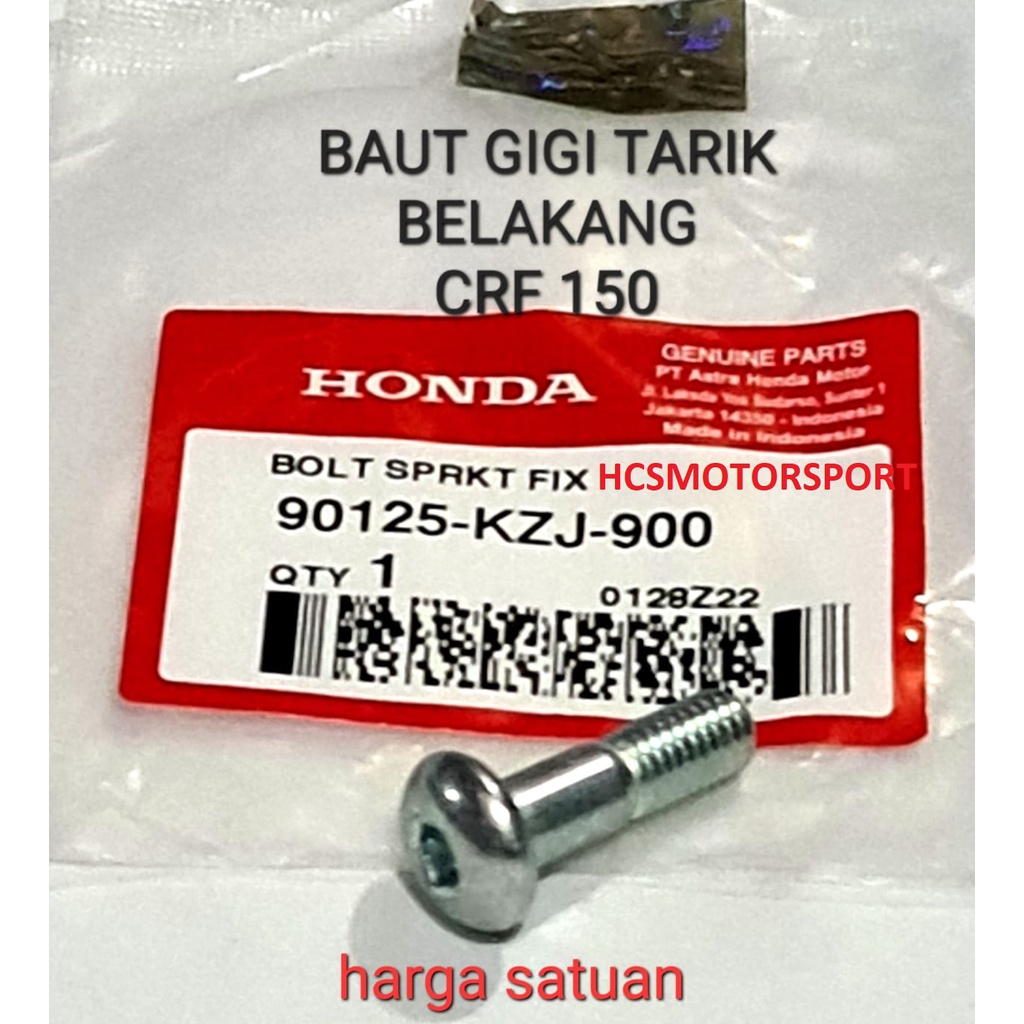 BAUT GEAR GIR GIGI TARIK BELAKANG CRF 150 ORIGINAL ASLI AHM