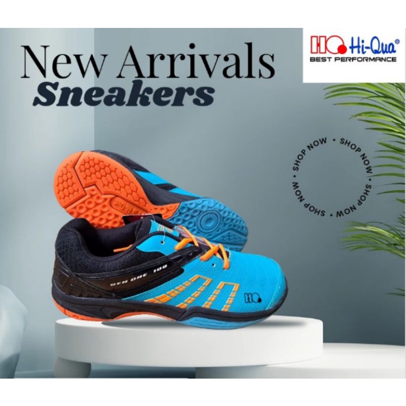 Sepatu Badminton Hi-Qua / Sepatu Hi-Qua G-One Original