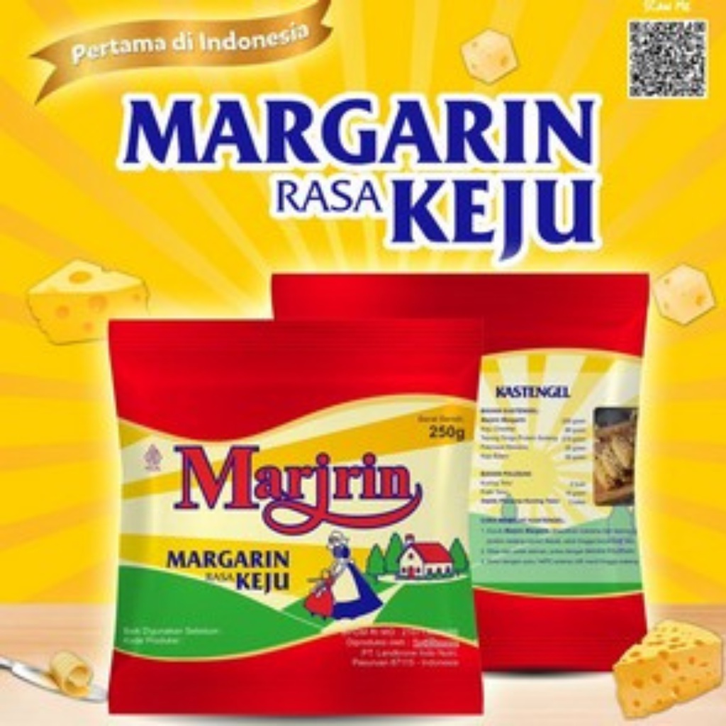 

Margarin Marjrin 250gr (rasa keju)