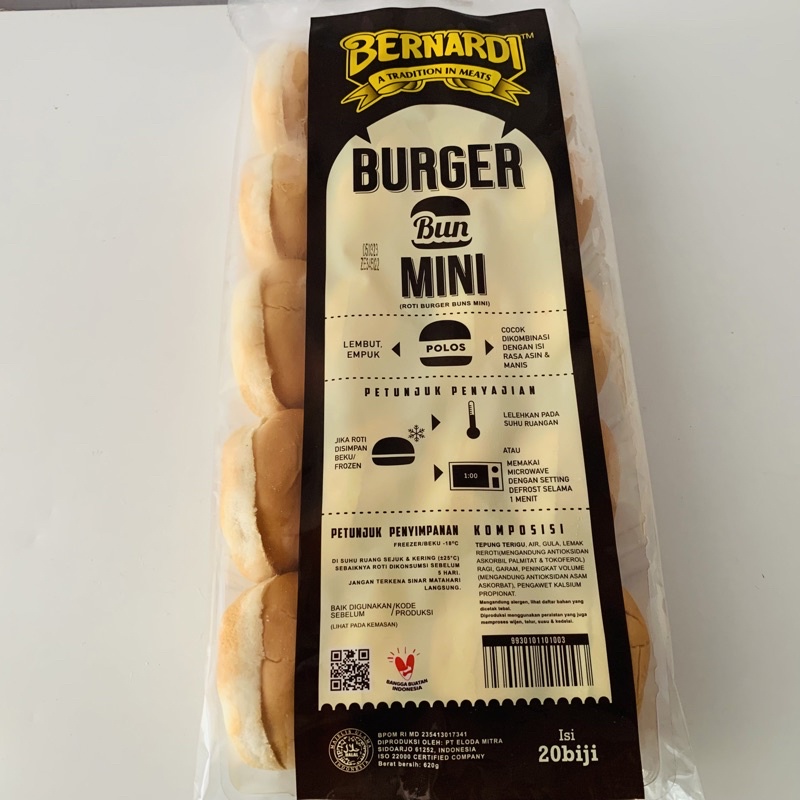 

roti burger mini bernardi