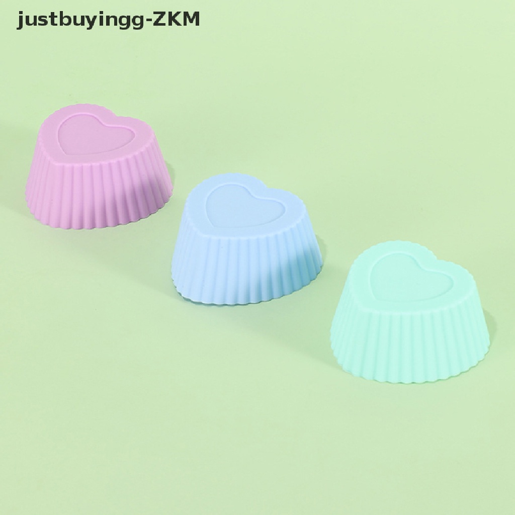 4 Pcs Cetakan Cupcake Muffin Bahan Silikon Untuk Dekorasi Kue