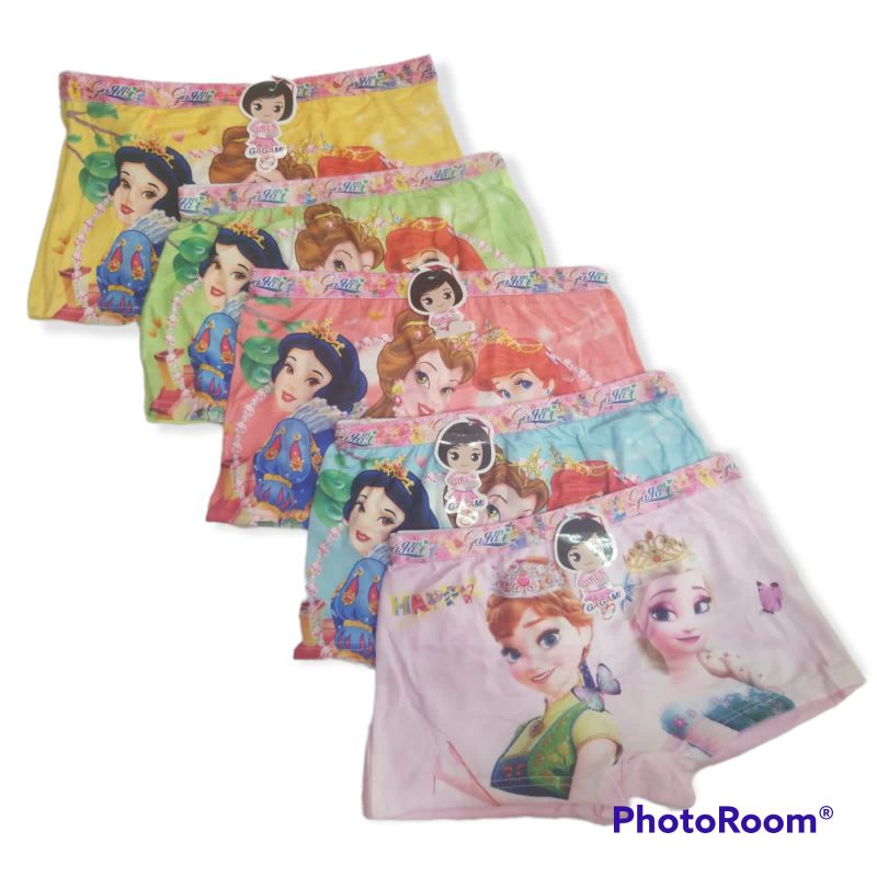 [Isi 3pc] GIRLS GAGAMI IMPORT-CD BOXER ANAK motif MY LITTLE PONY