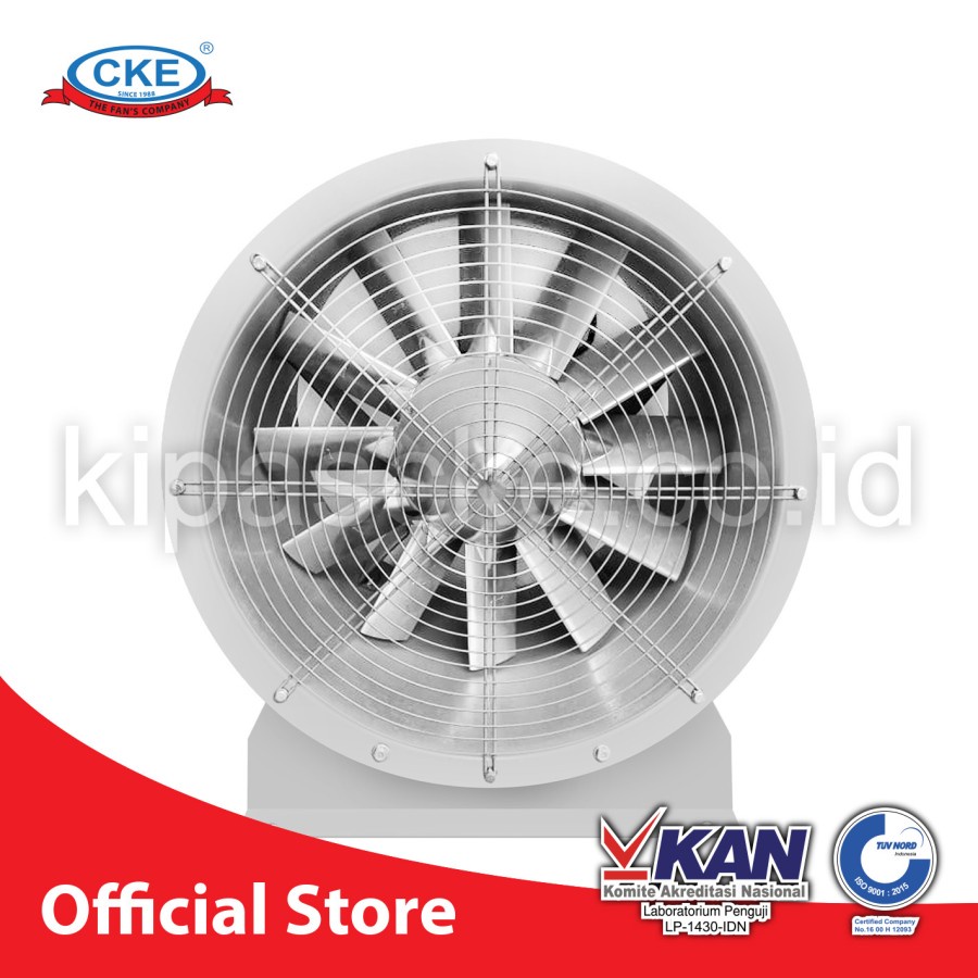 CKE Axial Drum Fan 28,4 Inch AFD-710GLV/12/4/4-BC Blower Gedung (PO)