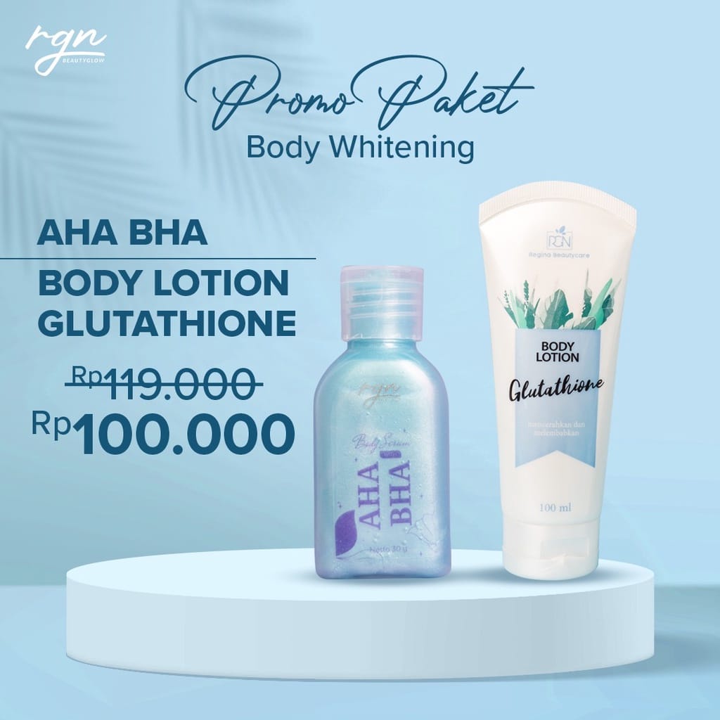 Paket Cerah Serum AHA BHA + Lotion Gluthathione