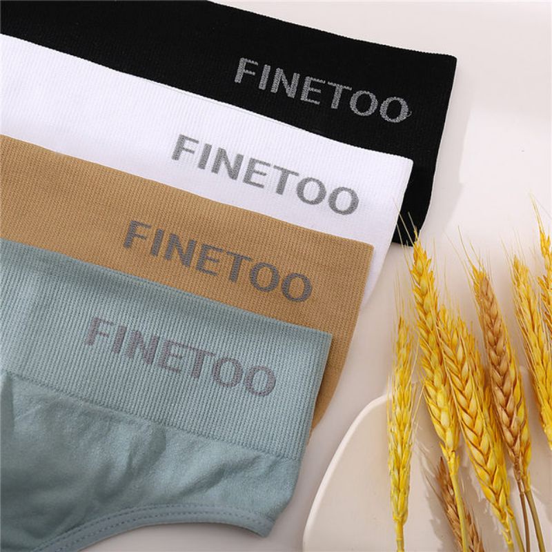 FINETOO FT34 Sexy Celana Dalam Wanita Sport Brief High Waist Women Cotton Panty Soft