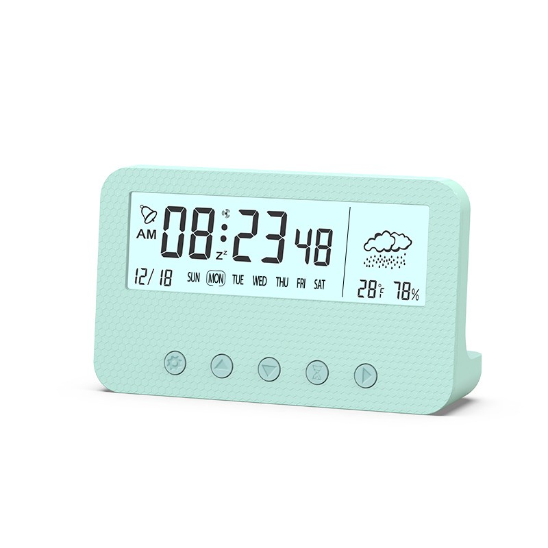 JAM MEJA LED DIGITAL MULTIFUNTION SMART ALARM CLOCK