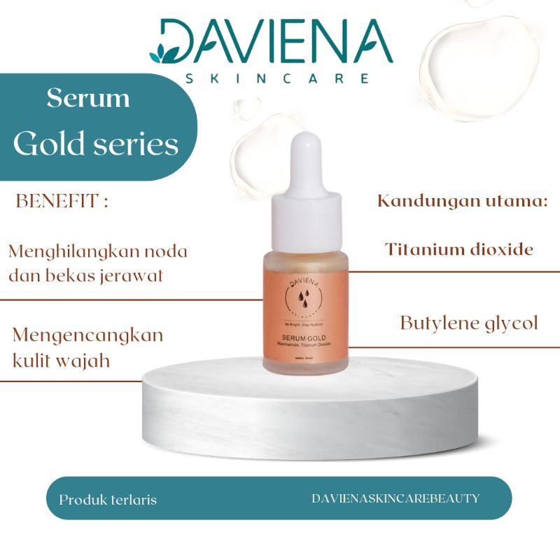 Serum Gold Daviena | Daviena skincare | daviena | davienaskincare | devina skincare | davina skincar