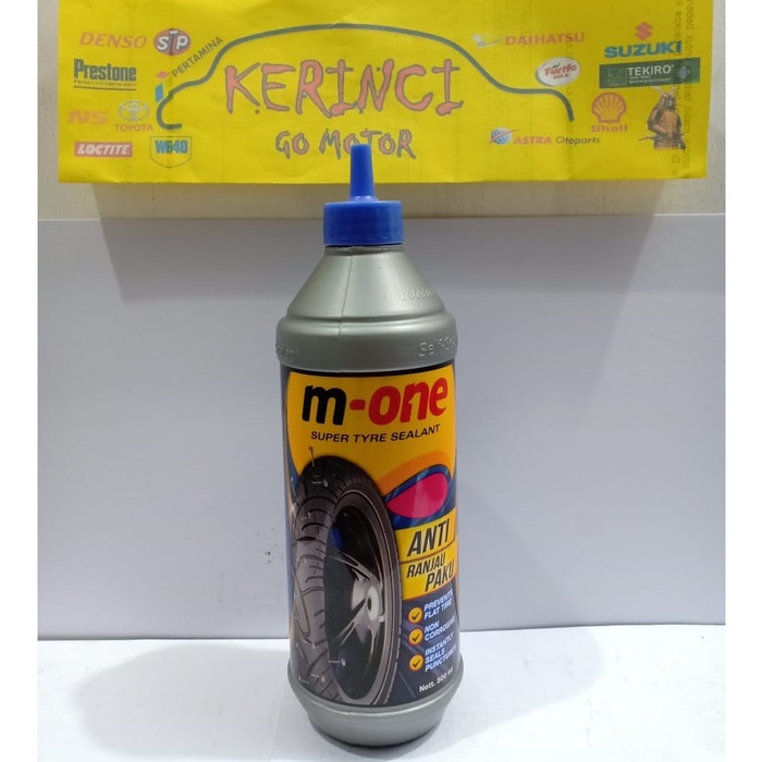 M-ONE SUPER TYRE SEALANT - CAIRAN BAN TUBLES - ANTI RANJAU PAKU 500ml