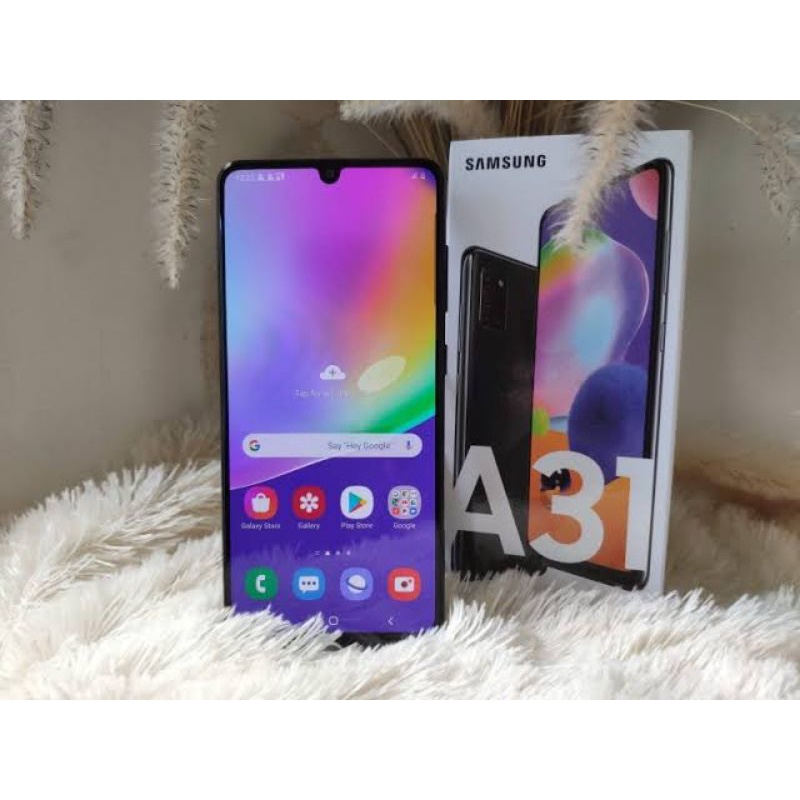 SAMSUNG A31 RAM 6/128GB DUAL SIM SECOND FULLSET NO MINUS EX SEIN