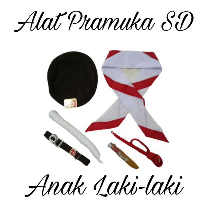 Topi Pramuka Topi Perlengkapan Pramuka Anak SD Alat Pramuka SD