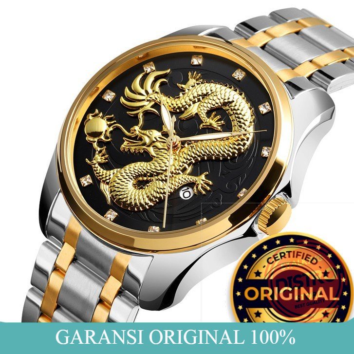 Jam Tangan Pria SKMEI 9193 ORIGINAL Jam Tangan Pria Dragon Watch Analog