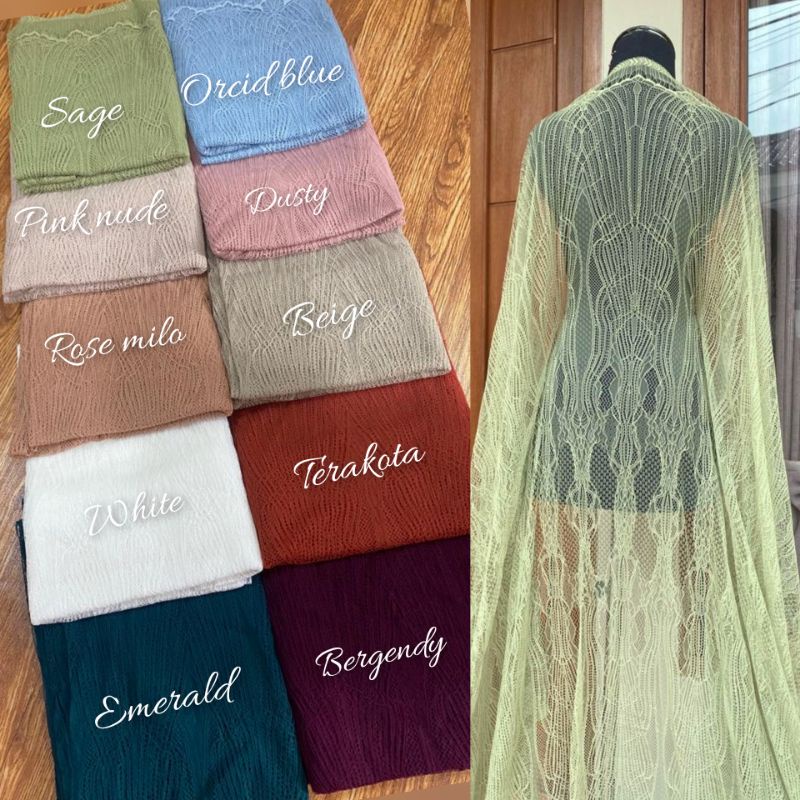 santily, Chantilly, brukat santili, kain brokat santily murah, SEMI PRANCIS PREMIUM,  SEMI PRANCIS TERBARU