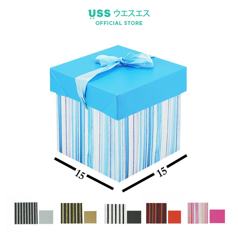 Jual USS Kotak Kado Gift Box Stripe Premium / Gift Box Cantik Ukuran
