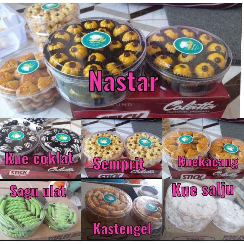 

Kue kering nastar coklat salju