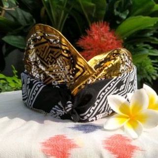 UDENG BALI MOTIF SONGKET PRINT EMAS MIX WARNA