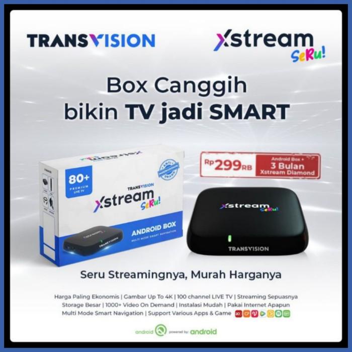 Android Tv MNC Play Box - Transvision Xstream Free chanel Premium