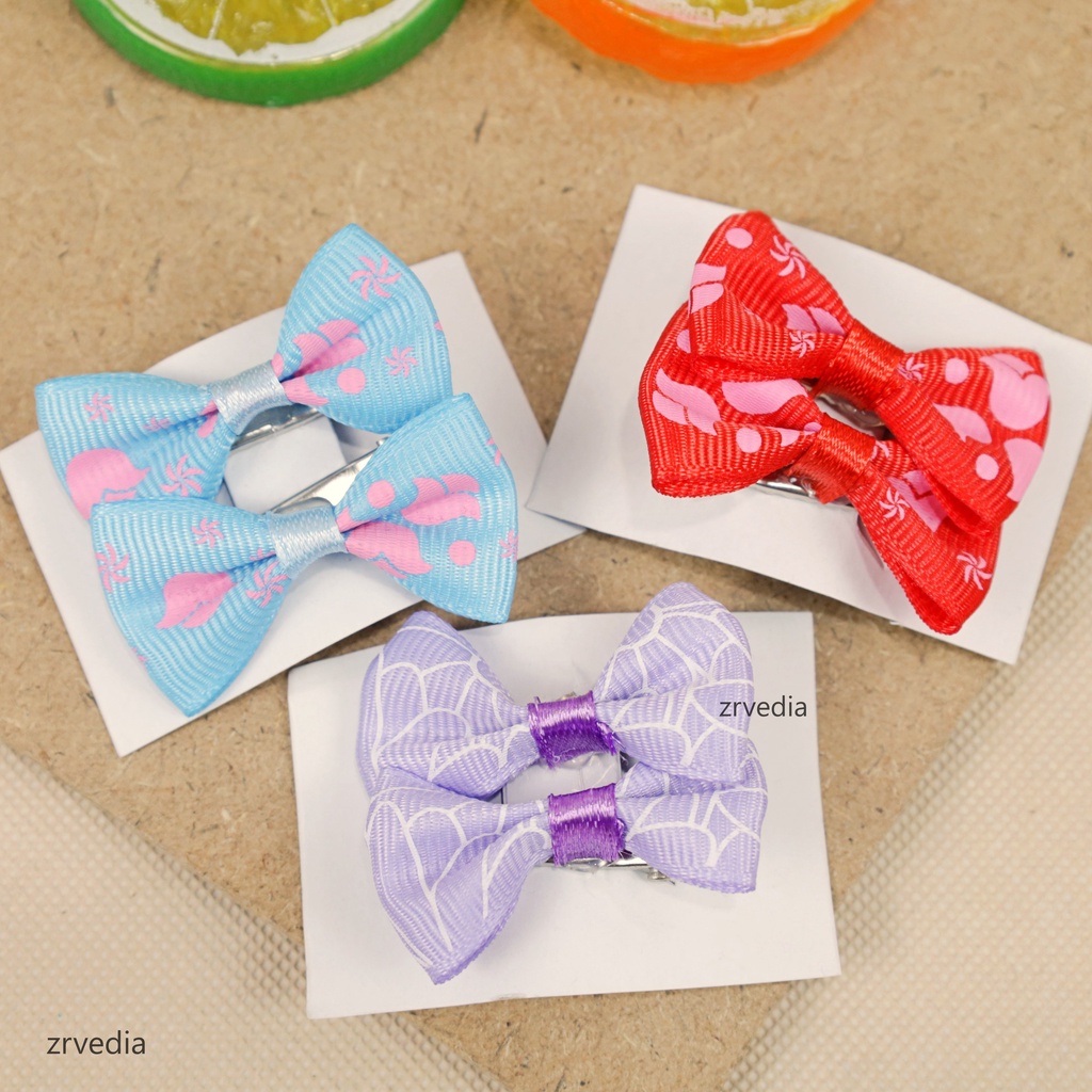 (SEPASANG) Jepitan Pita Rambut Anak Perempuan / Aksesoris Jepit Lucu Murah Mainan Anak