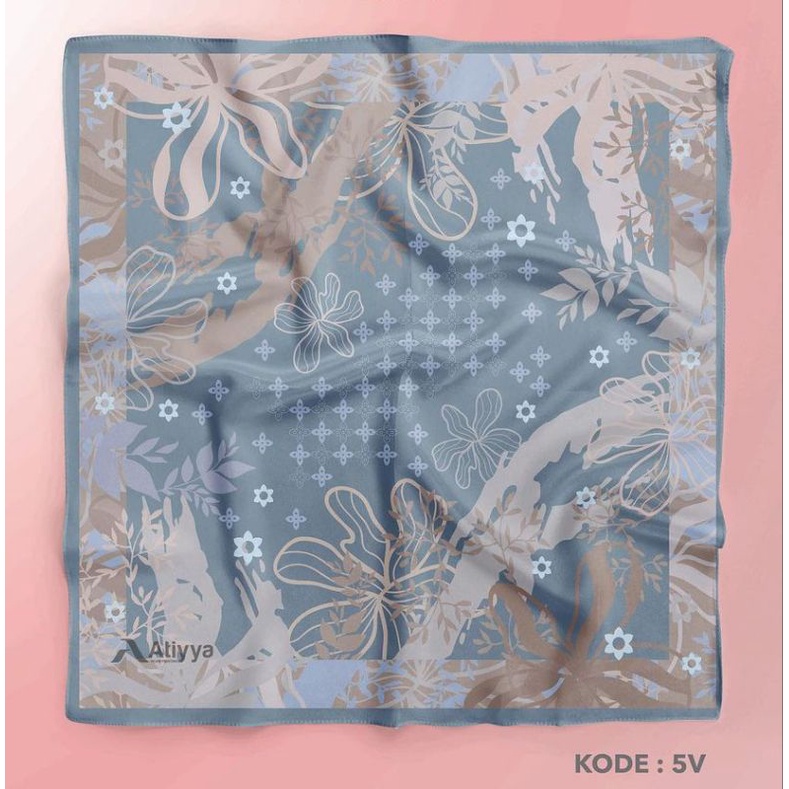 Design 5V Hijab printing custom nama logo brand sendiri bahan voal signature jilbab kerudung voal mo