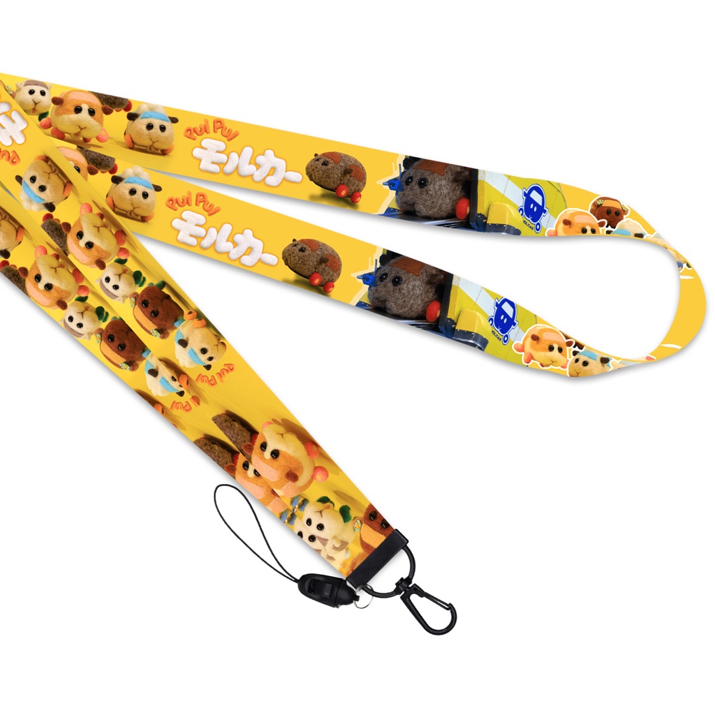 Pui PUI lanyard detachable Motif Babi guinea Untuk Mobil