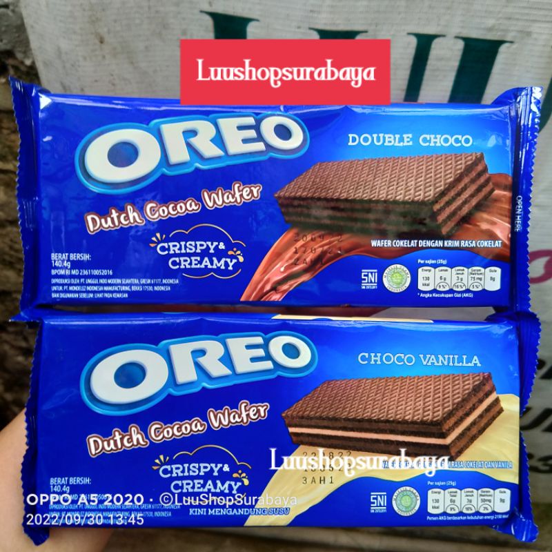 

OREO Biskuit Wafer Choco /Vanilla 140gram