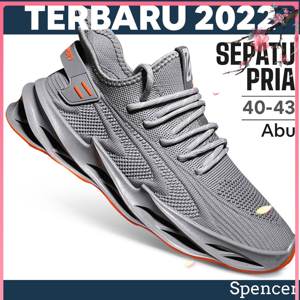 HOT PROMO // SP11 - Sepatu Pria - Sneakers Olahraga Lari Casual Import