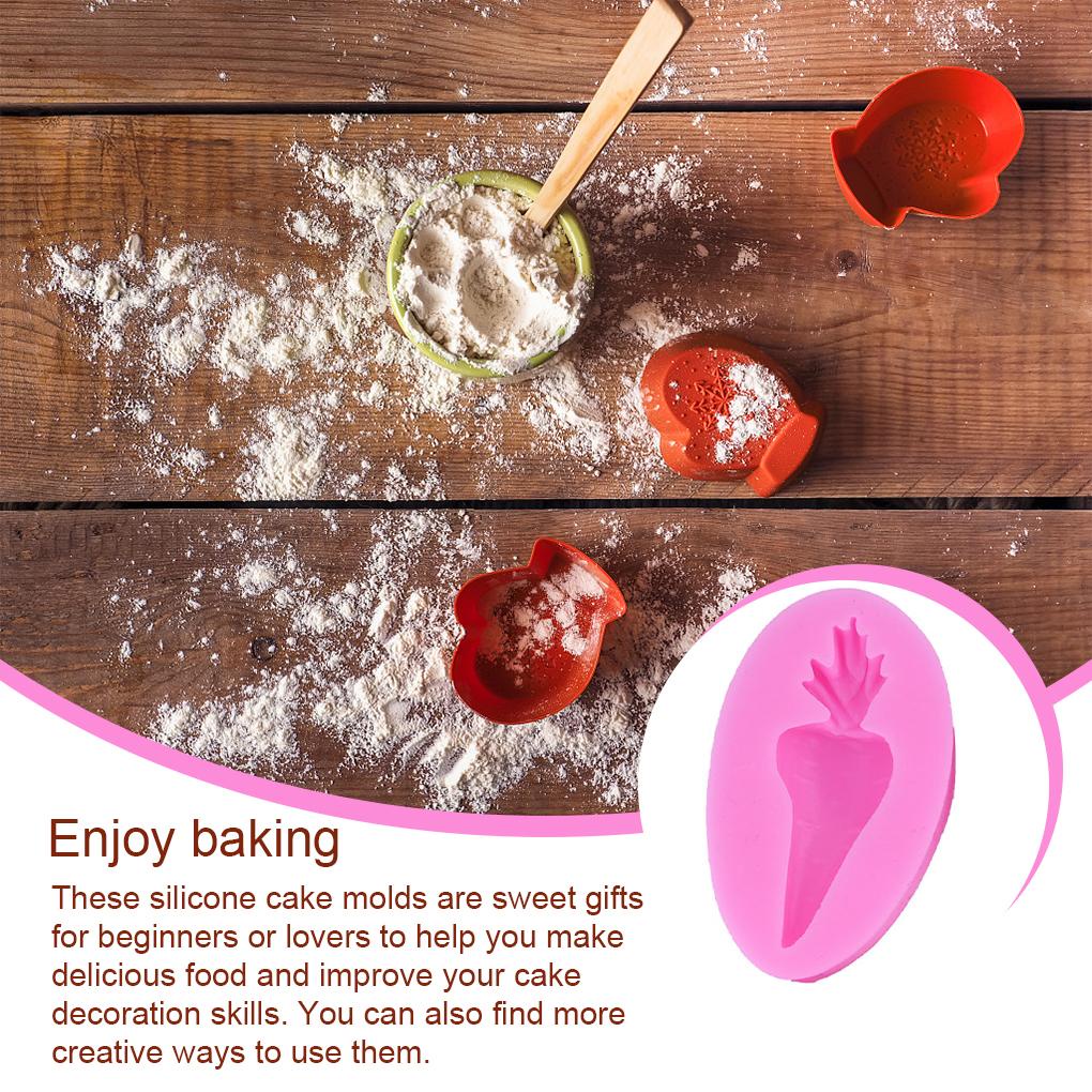 Paskah Cetakan Silikon Gadget Dapur Rumah Alat Pemodelan Coklat Bakeware Cetakan Pastry Mold DIY Fondant Alat Dekorasi Kue