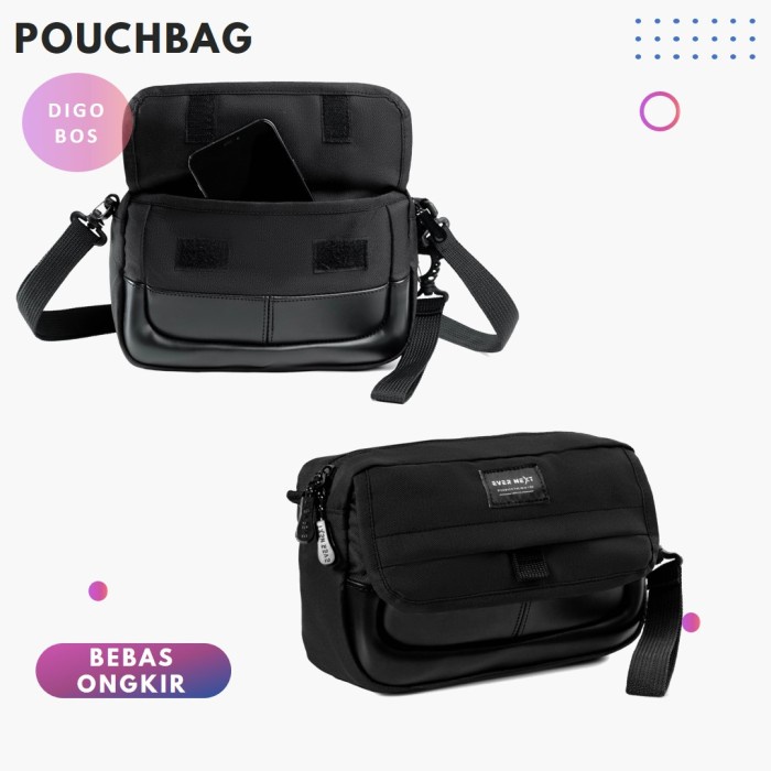 Classyc Pouch Bag Untuk Pria Wanita Clutch Original Sling Pouch