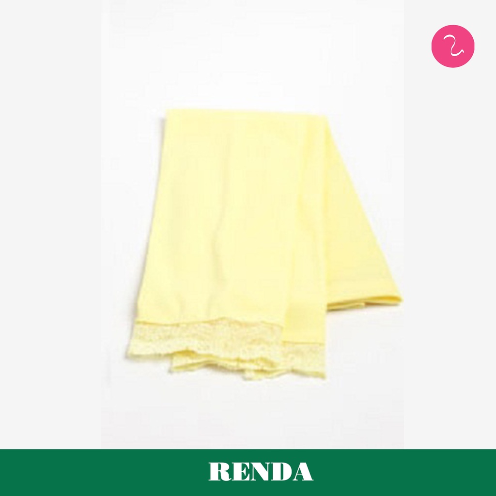 MANSET TANGAN RENDA KUNING JAGUNG-muslimah