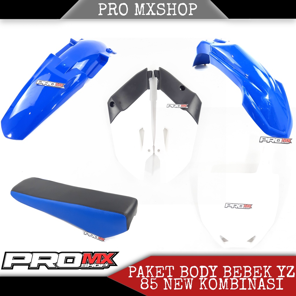 PAKET BODY BEBEK STANDAR MODEL YZ85 NEW BODY SET TRAIL BEBEK MODIF YZ 85 NEW
