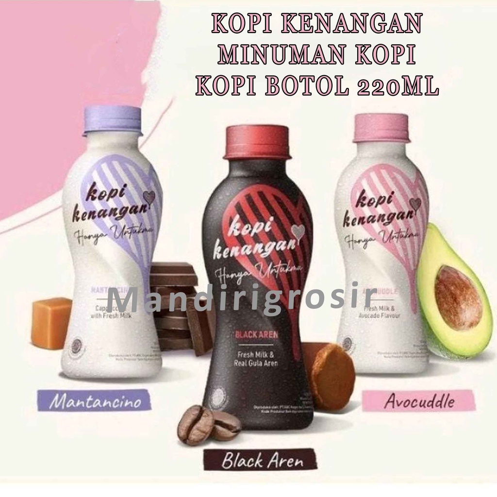 Minuman Kopi Kenangan * Kopi Kenangan * Kopi Instan Botol * 220ml