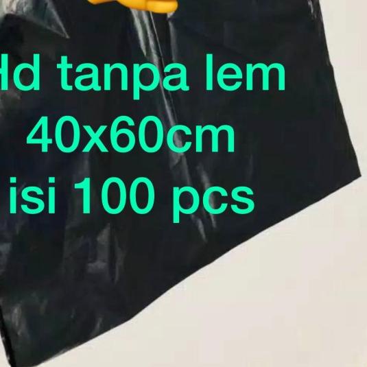 

Kantong plastik Hd TANPA LEM 40x60cm isi 100 pcs warna hitam