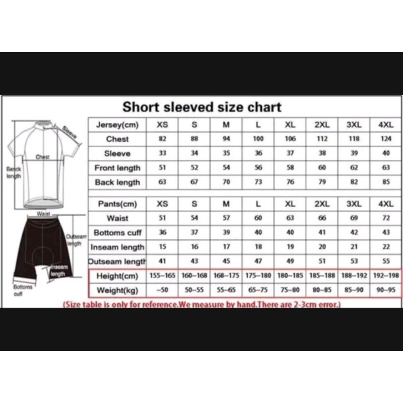 Jersey Set Sepeda Baju Celana Pedding Gel BIB Cycling Jersey Hitan