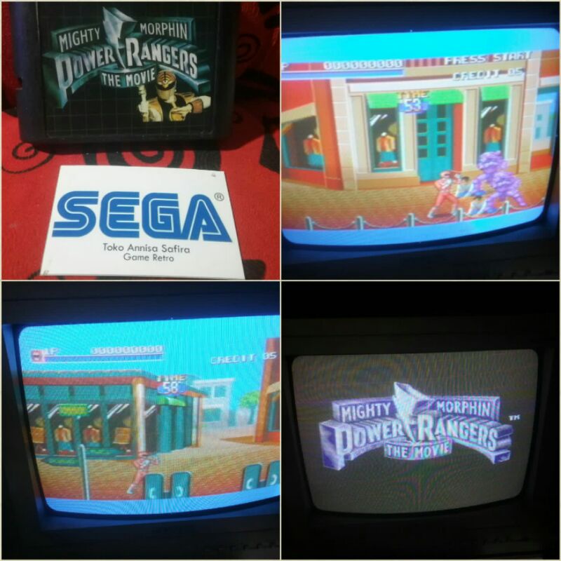 power ranger the movie kaset sega 16 bit