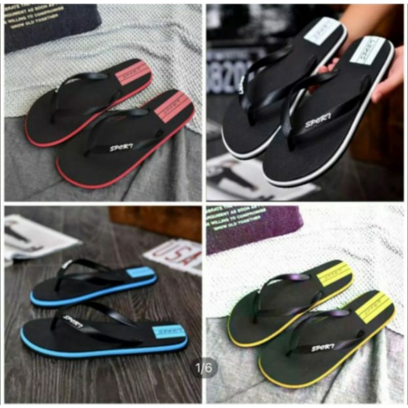 2SANDAL JEPIT DISTRO SANDAL PRIA KEKINIAN MOTIP SPORT