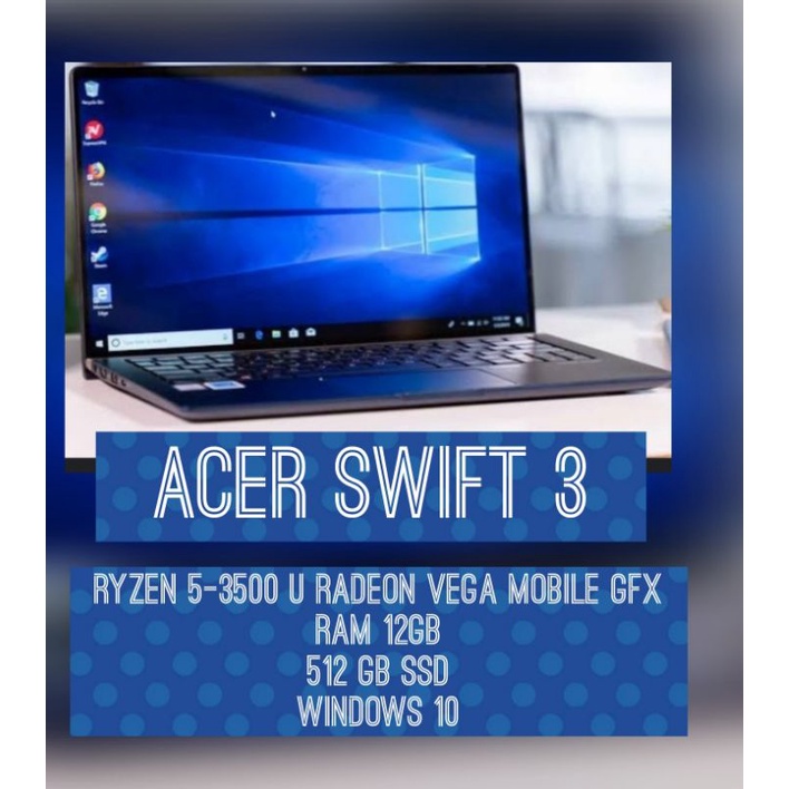 SECOND laptop acer swift 3