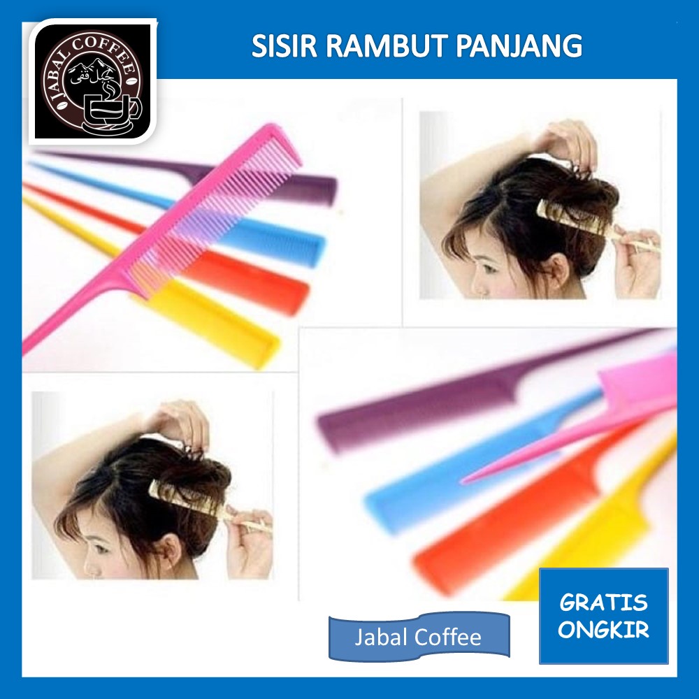 Sisir Pangkas Rambut / Sisir Rambut Panjang / Sisir Rambut / Sisir Salon Lancip / Sisir Sasak Rambut