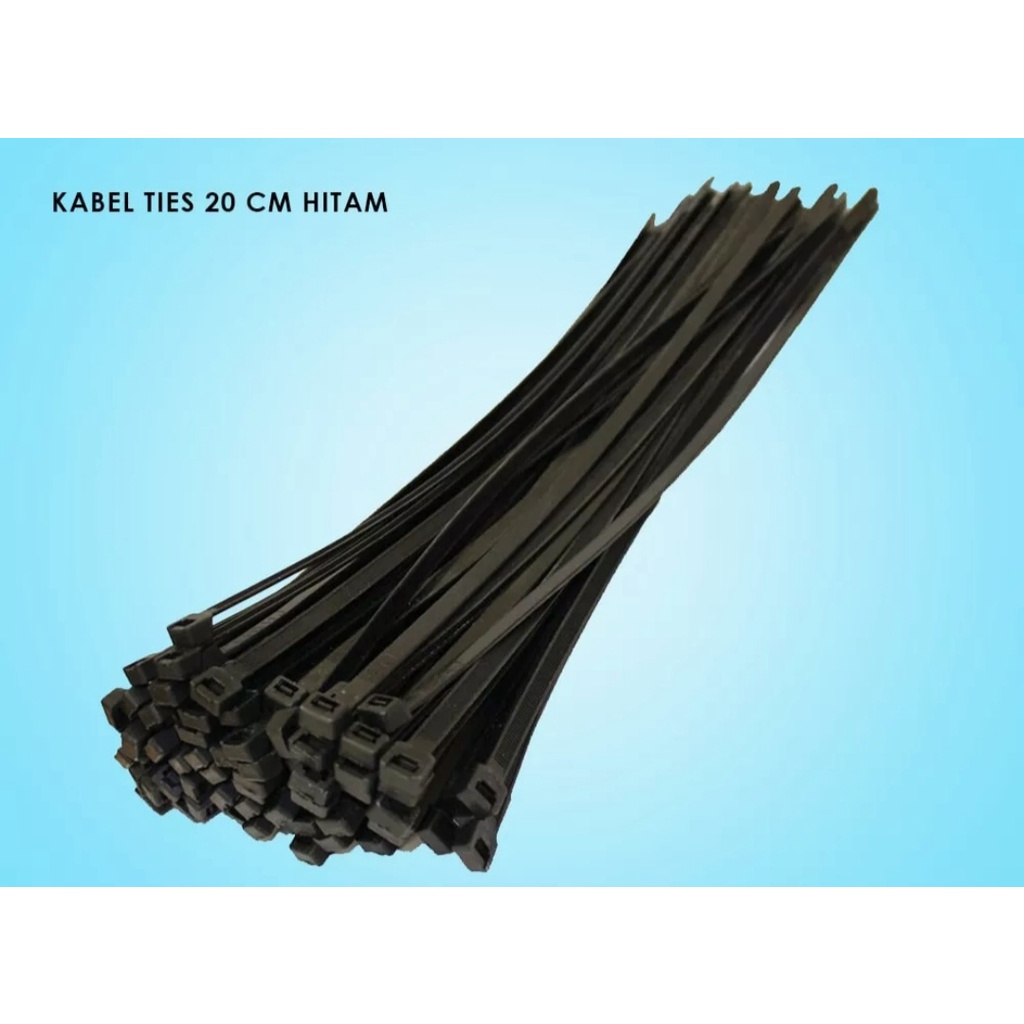 MURAH BERKUALITAS Kabel ties 2.5x100mm putih/hitam 1Pack isi 100PCS merek OWNER