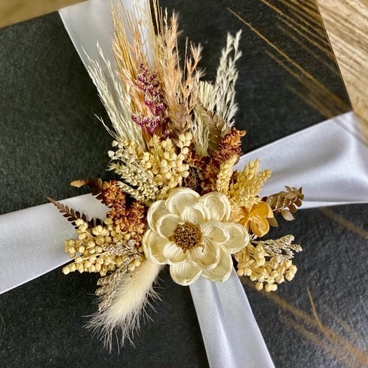 Rangkaian Bunga Rustic Hampers Lebaran Bunga Kering Bahan Mahar Bunga Kering Mahar Hiasan Hampers Se