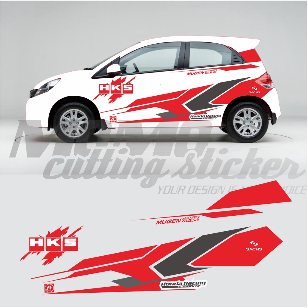 Cutting Sticker Honda Brio 2018 Wrapping Car Modifikasi Stiker Mobil Murah