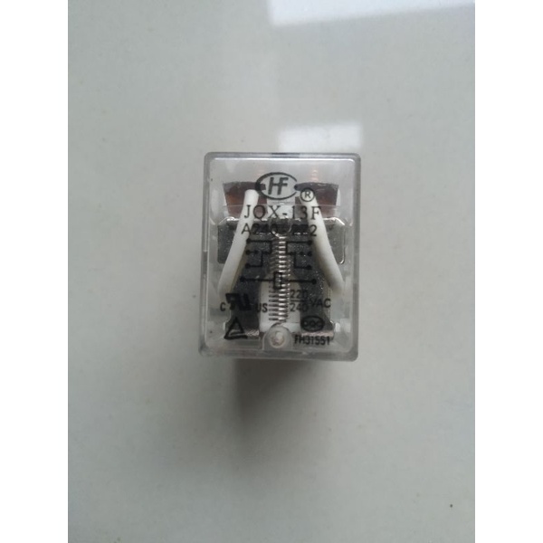 Hongfa Relay JQX 13F A240 2Z2 220vAC Coil 10A Load 8 Kaki