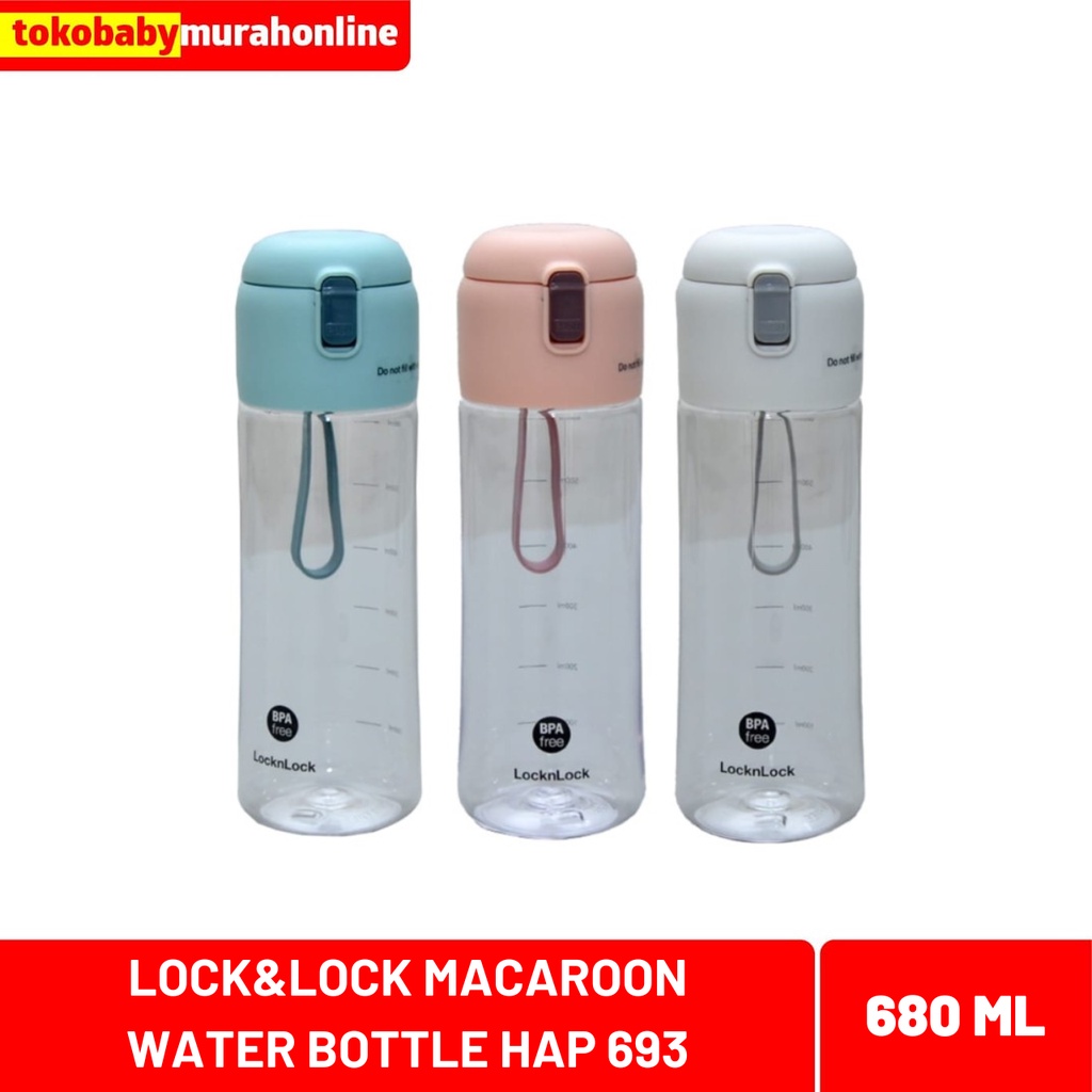 LOCK&amp;LOCK HAP 693 MACAROON WATER BOTTLE 680ML