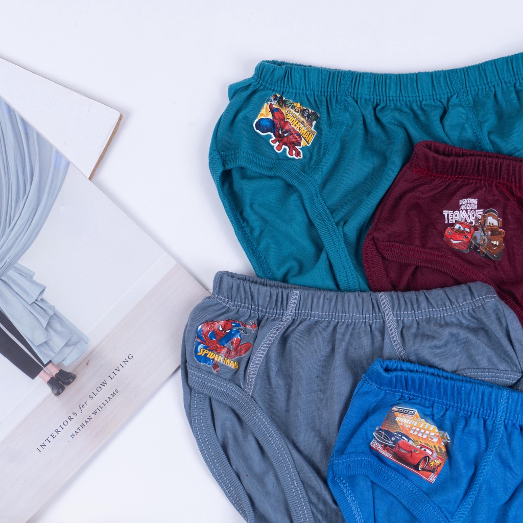 IL - Celana Dalam Anak Polos dan Stiker Cd Pria Laki Laki Viero