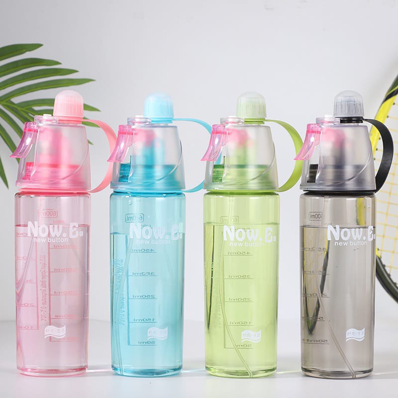 Botol Minum New Button Spray 700ml import