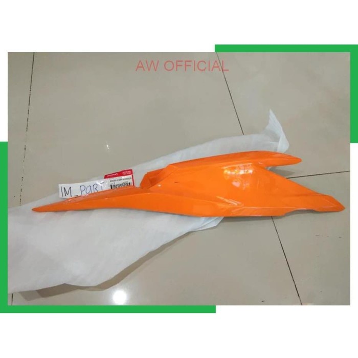 Cover tebeng Body kanan Vario 125 Old Orange - 83500KZR600NOR ORIGINAL PARTS