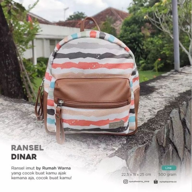 Tas Ransel Mini Dinar Rumah Warna