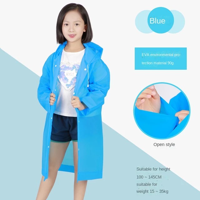 Jas Hujan Anak Cewek Fashion Korea Mantel Hujan Cowok Sekolah Raincoat Kids Girl  W131