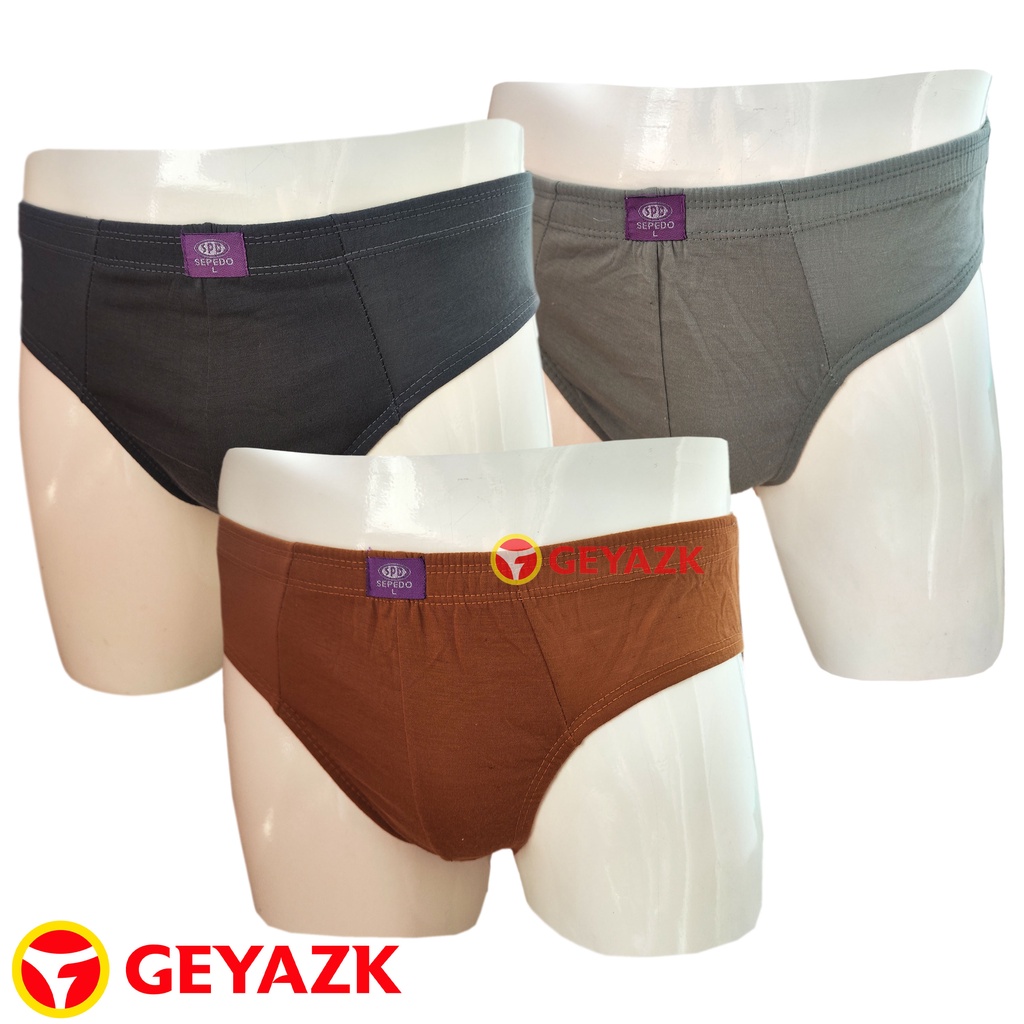 3 Pcs Celana Dalam Pria Sempak Laki Laki Bahn Tebal
