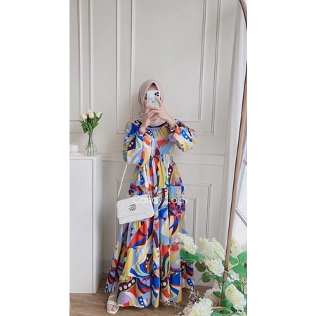 Rainbow Midi Dress