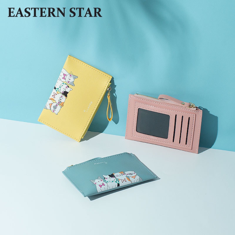 237 𝙉𝙞𝙠𝙠𝙞 𝙒𝙖𝙡𝙡𝙚𝙩 Dompet Pendek Kartu &amp; Resleting IMPORT